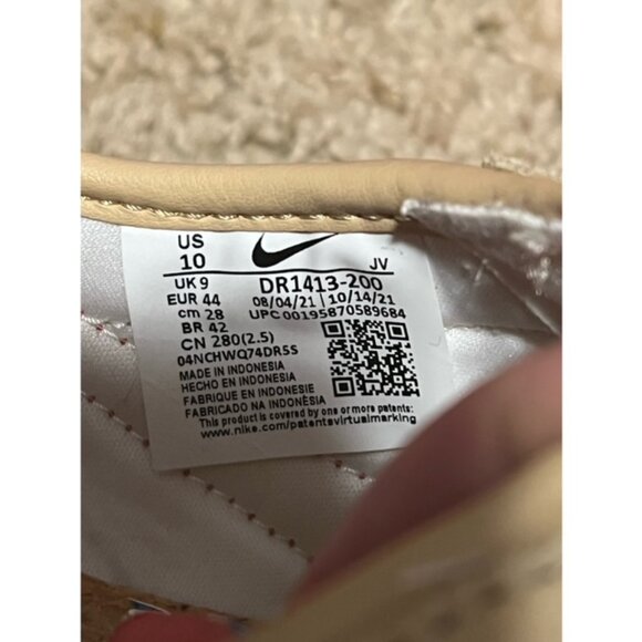 Nike Union LA Cortez SP Sesame Men Shoes Size 10 Worn DR1413-200 No Box - Picture 6 of 8